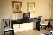 televisión en habitación